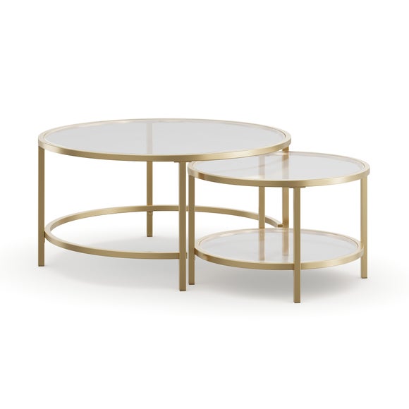 Sofia Coffee Nest of Tables Dunelm