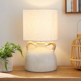 Zuri Traditional Ceramic Handle Table Lamp