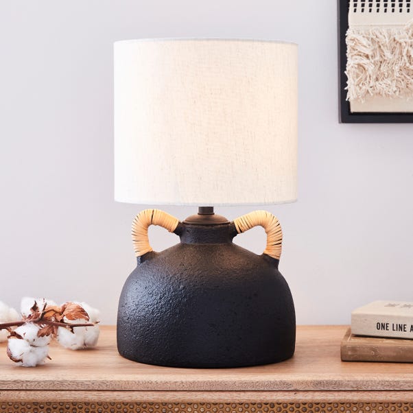 Zuri Traditional Ceramic Handle Table Lamp image 1 of 8