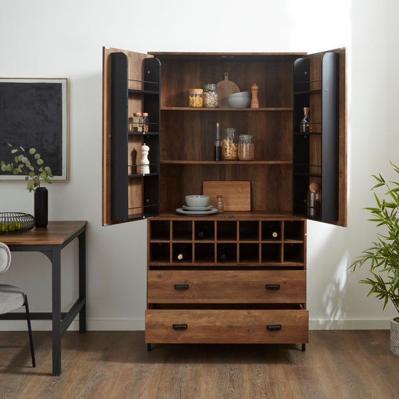 Pine kitchen deals larder unit