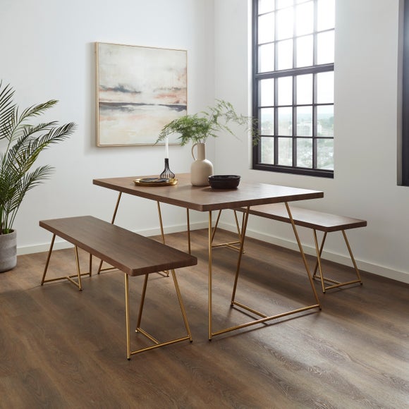 Dunelm dining table and bench hot sale