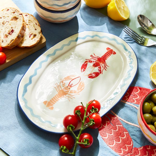 Ceramic Lobster Serving Platter  image 1 of 3