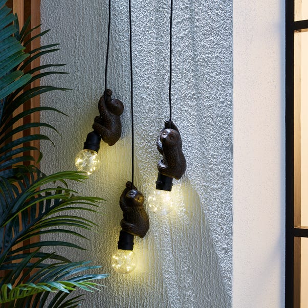 Sloth Hanging Solar Lights image 1 of 3