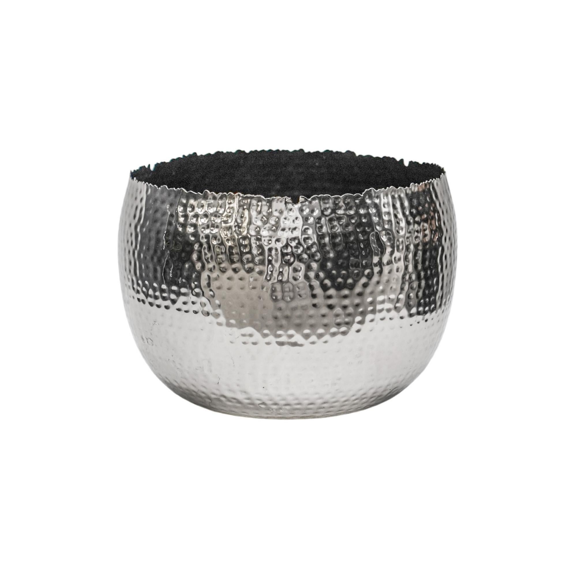 Hammered Bowl Plant Pot