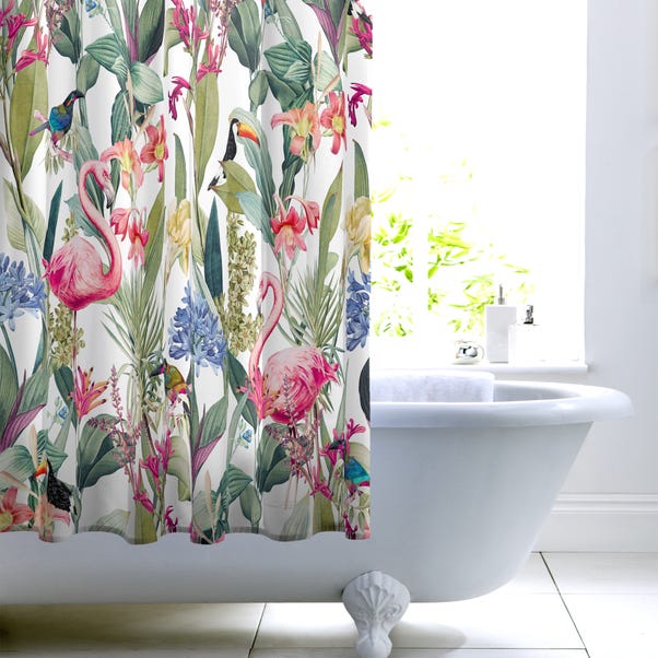 Tropical Garden Shower Curtain image 1 of 2