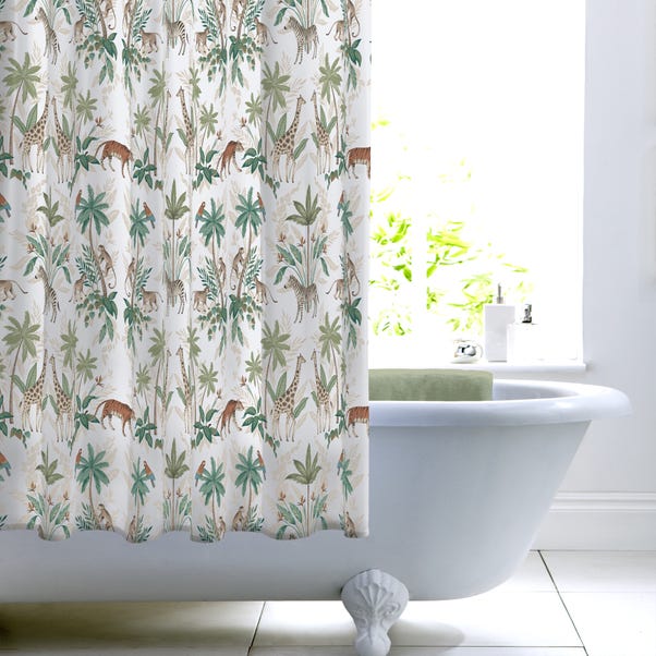 Safari Textured Shower Curtain image 1 of 2