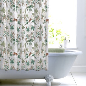 Safari Textured Shower Curtain