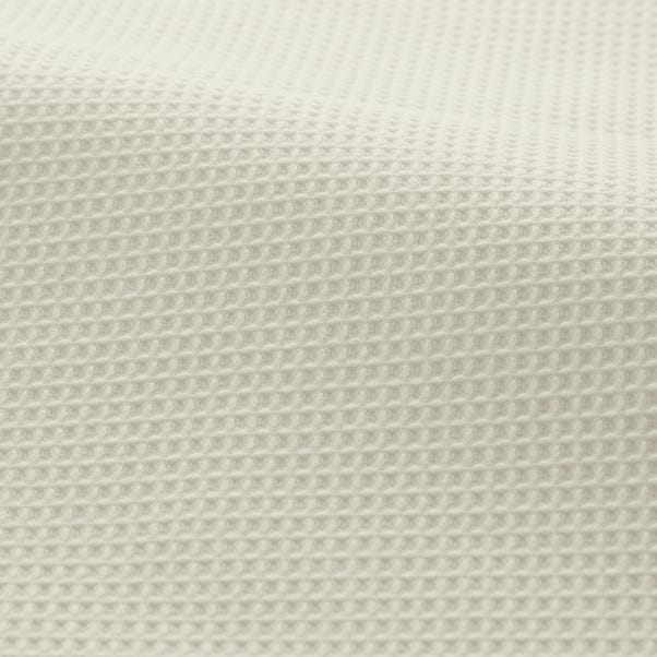 Waffle Made to Measure Fabric By The Metre Waffle White
