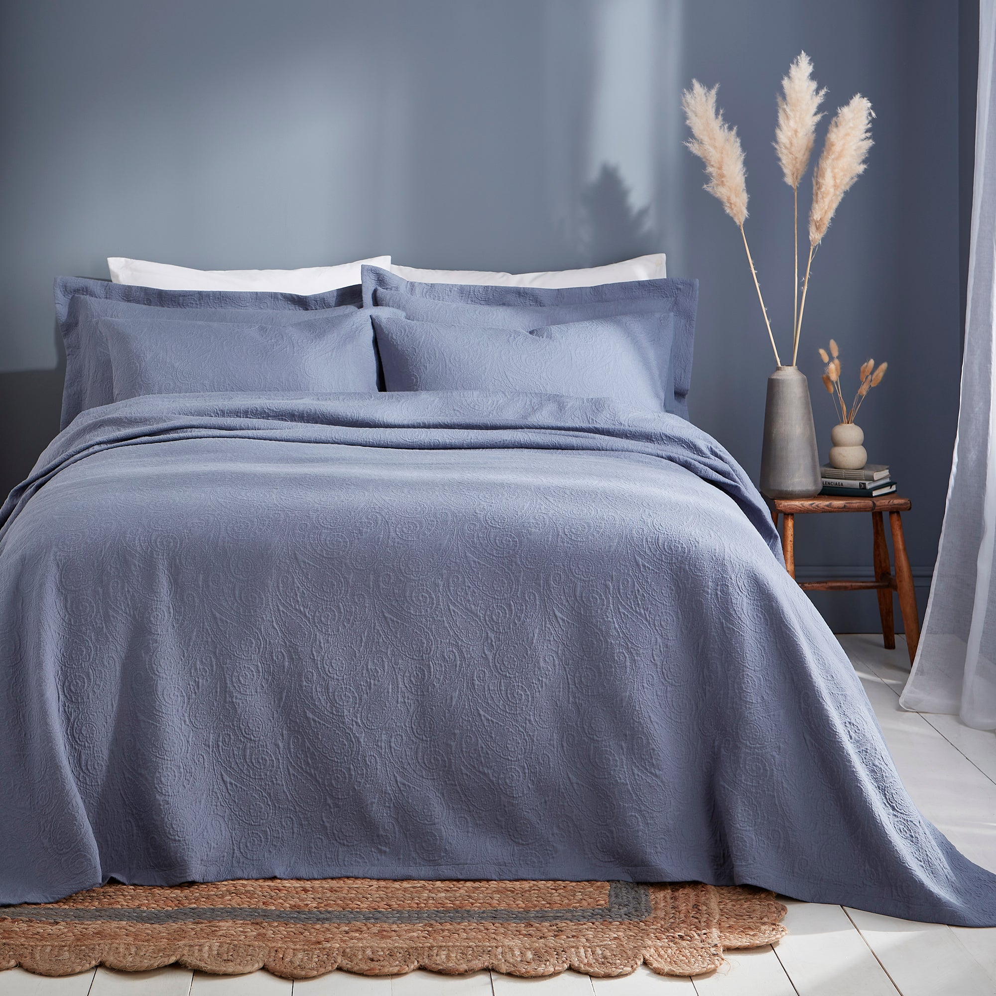 Camden Blue Bedspread