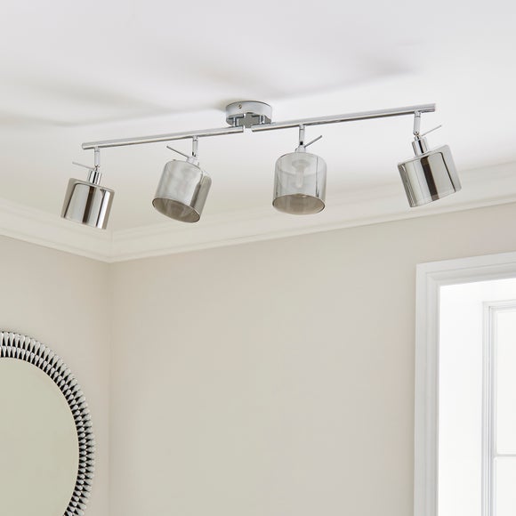 Click to view product details and reviews for Erin 4 Light Adjustable Semi Flush Spotlight Bar.