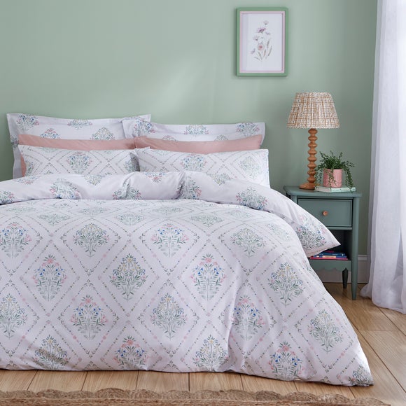 Heart And Soul Trellis Duvet Cover Pillowcase Set