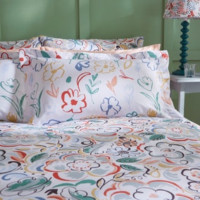 Heart and Soul Ayva Floral Oxford Pillowcase