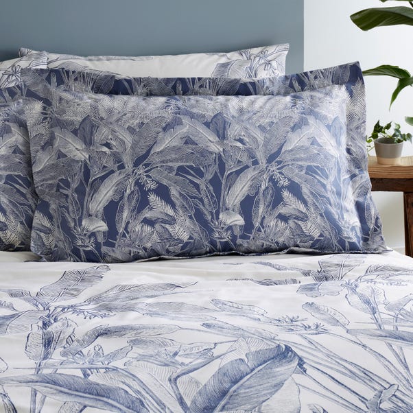 Tropical Palm Leaf Oxford Pillowcase image 1 of 2