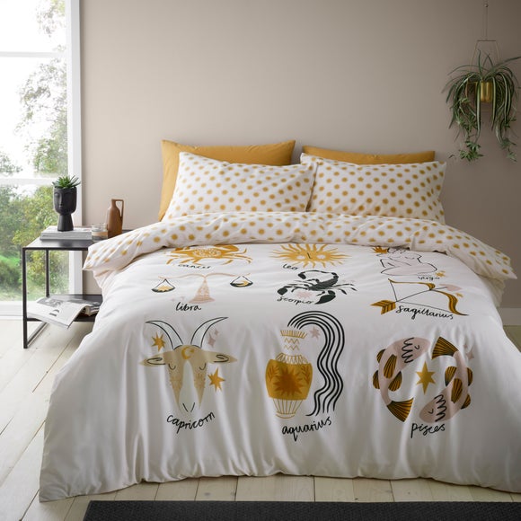 Star Sign Duvet Cover Pillowcase Set