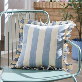 Wide Stripe Outdoor Square Cushion