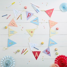 Colour in Easter Bunting