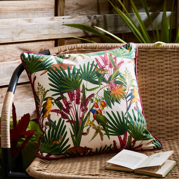 Tropical Treasures Outdoor Square Cushion image 1 of 5