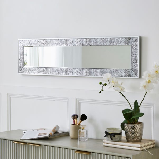 Luxe Tiled Rectangle Panel Wall Mirror image 1 of 5
