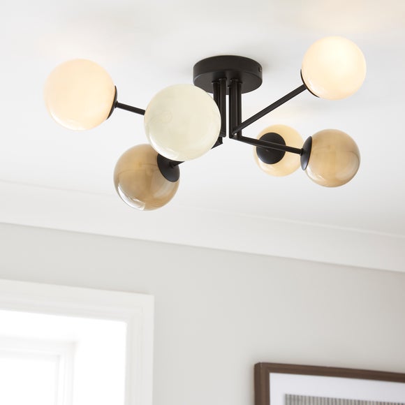 Black ceiling 2024 light dunelm