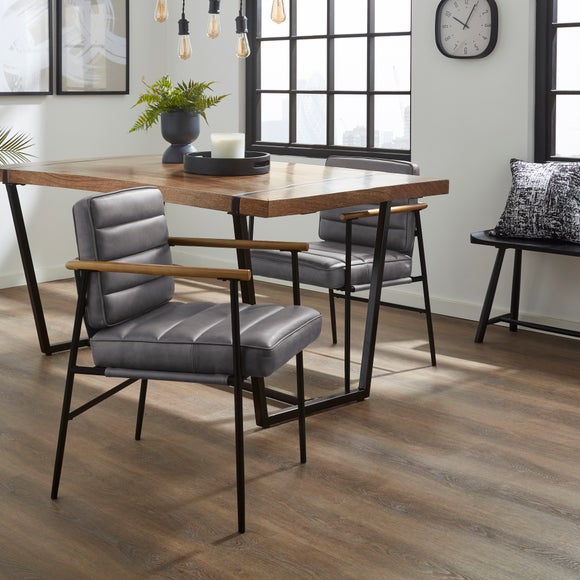 Dunelm grey dining online chairs