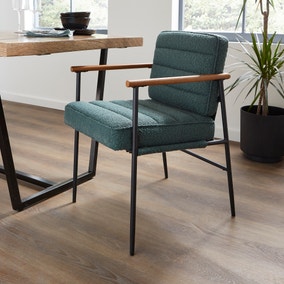 Bude Carver Dining Chair, Boucle