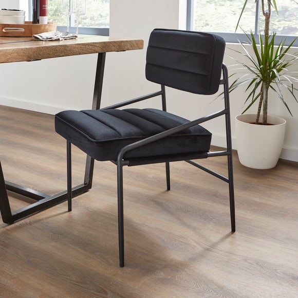 Bude Dining Chair, Velvet thumbnail