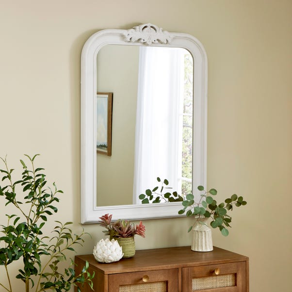 Swept Curved Overmantel Wall Mirror image 1 of 3