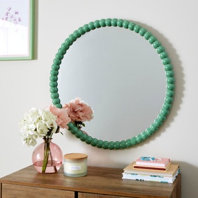 Bobbin Round Wall Mirror