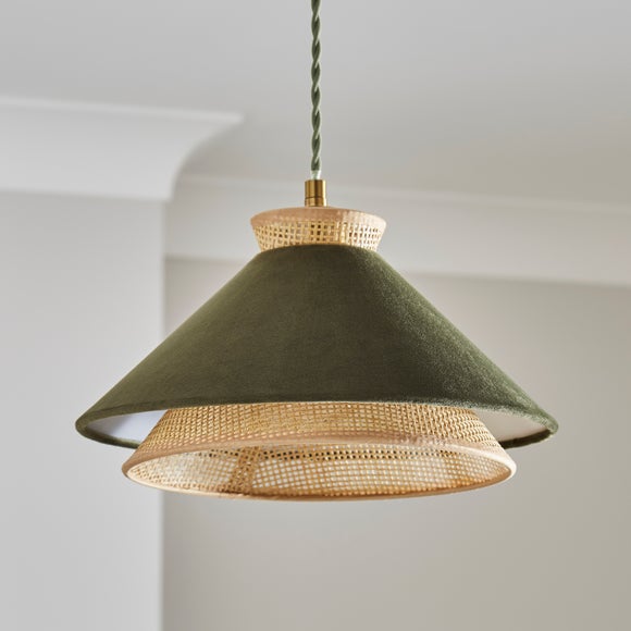 Ohio light rattan online easy fit pendant