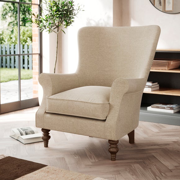 Charlbury Occasional Armchair Tonal Weave Natural thumbnail