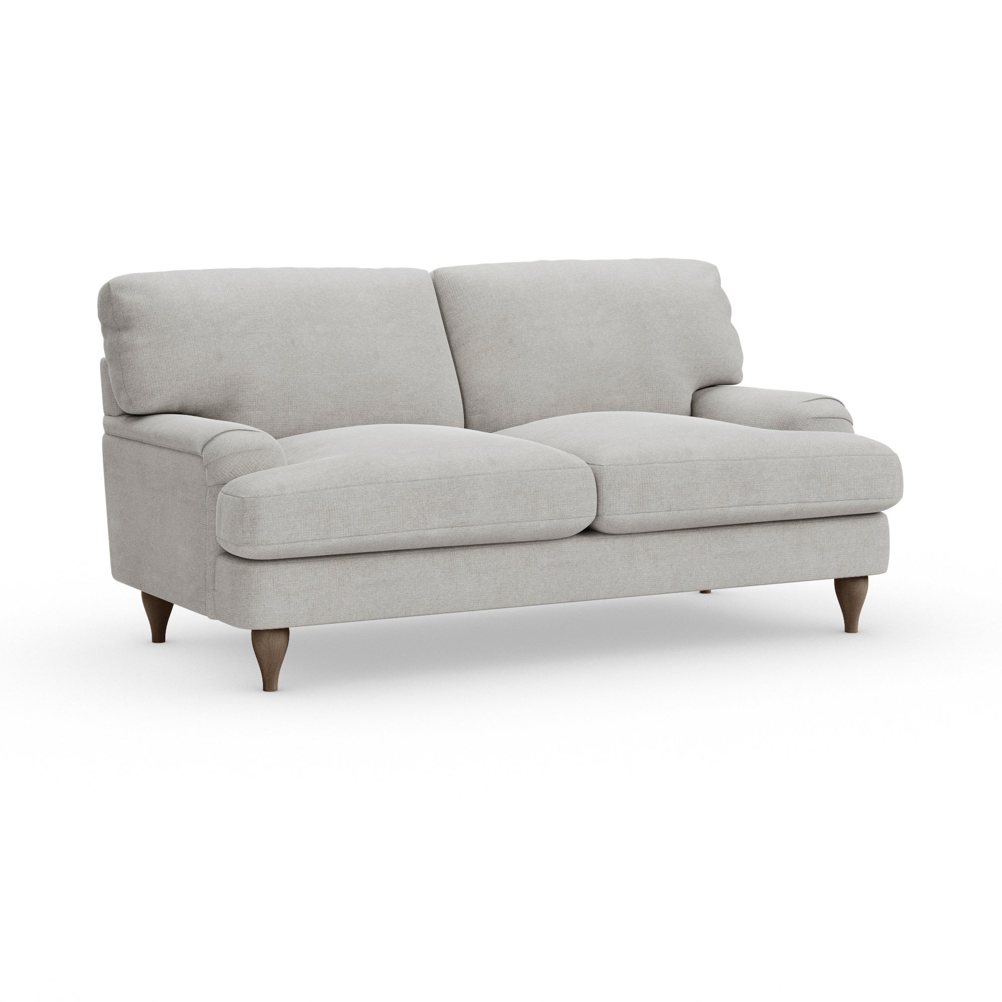 Darwin Large 2 Seater Sofa Tonal Weave Silver