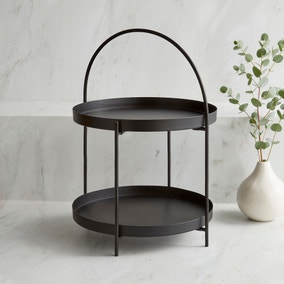 Folding Two Tier Serving Stand
