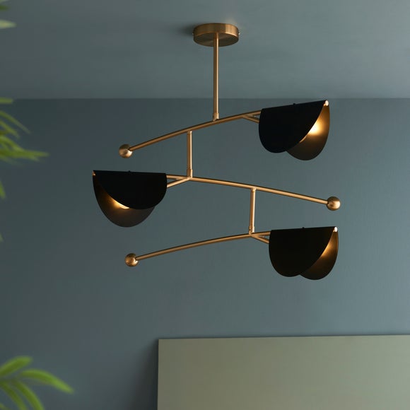 Click to view product details and reviews for Aquila 3 Light Semi Flush Ceiling Ceiling Light.