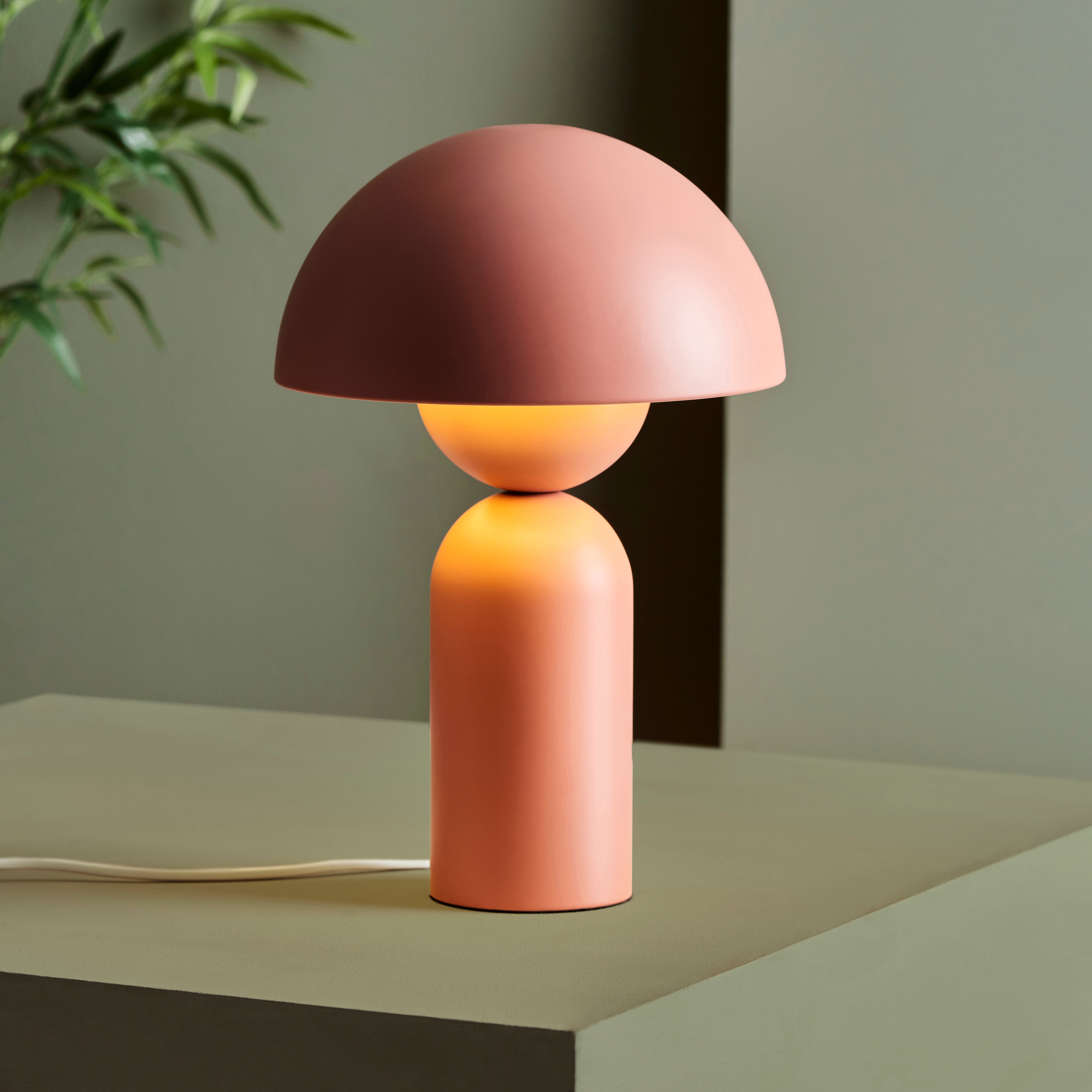 Elements Levi Table Lamp Pink