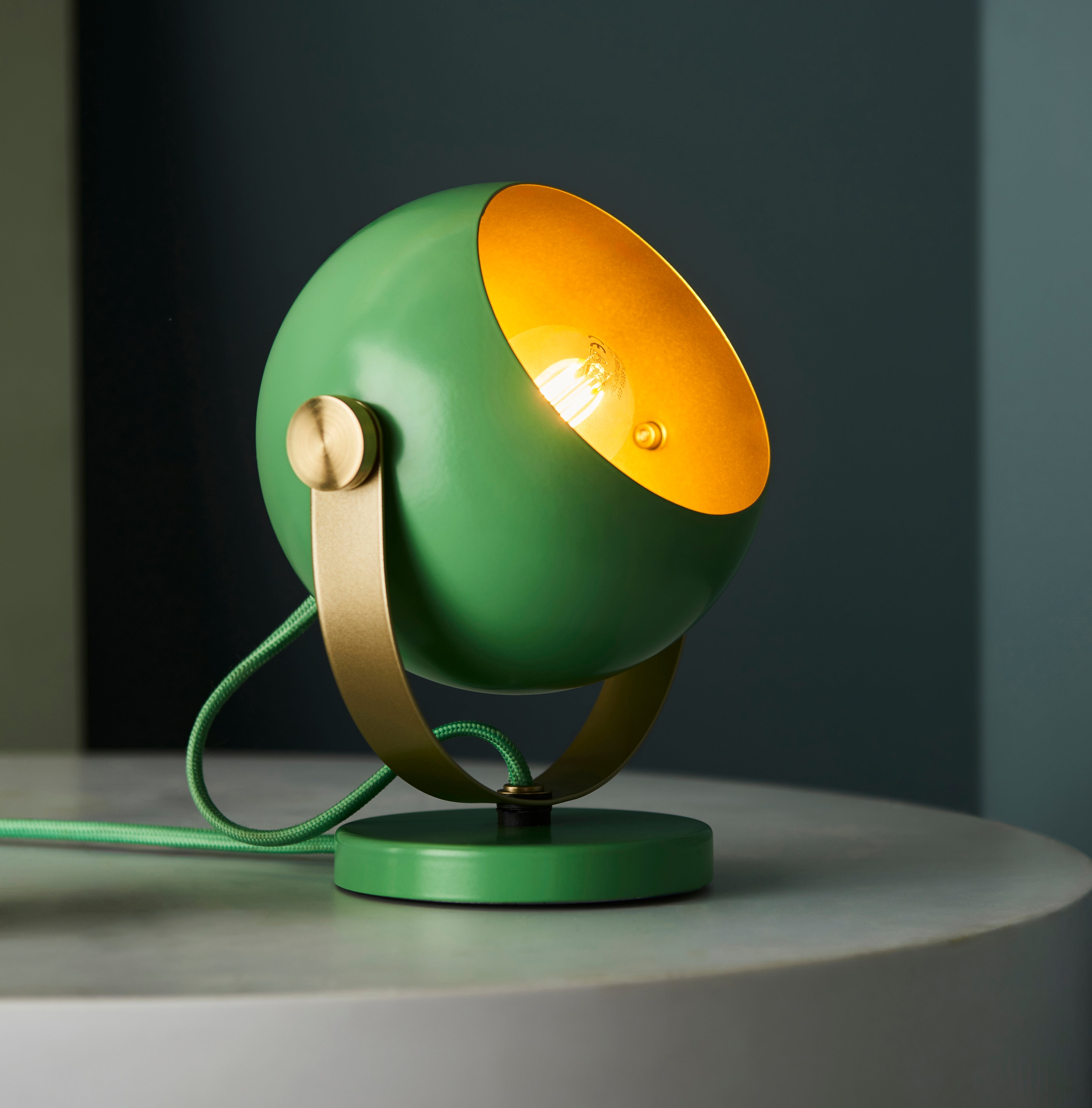 Elements Olympya Adjustable Table Wall Light Green