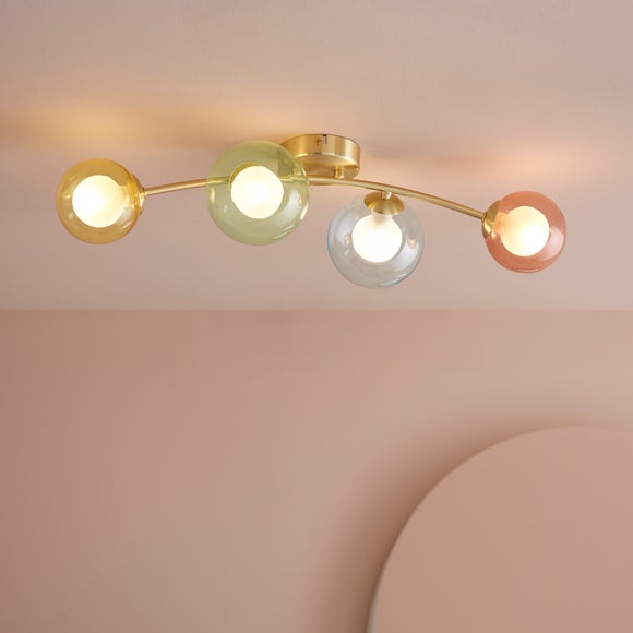 Dunelm gold ceiling deals light