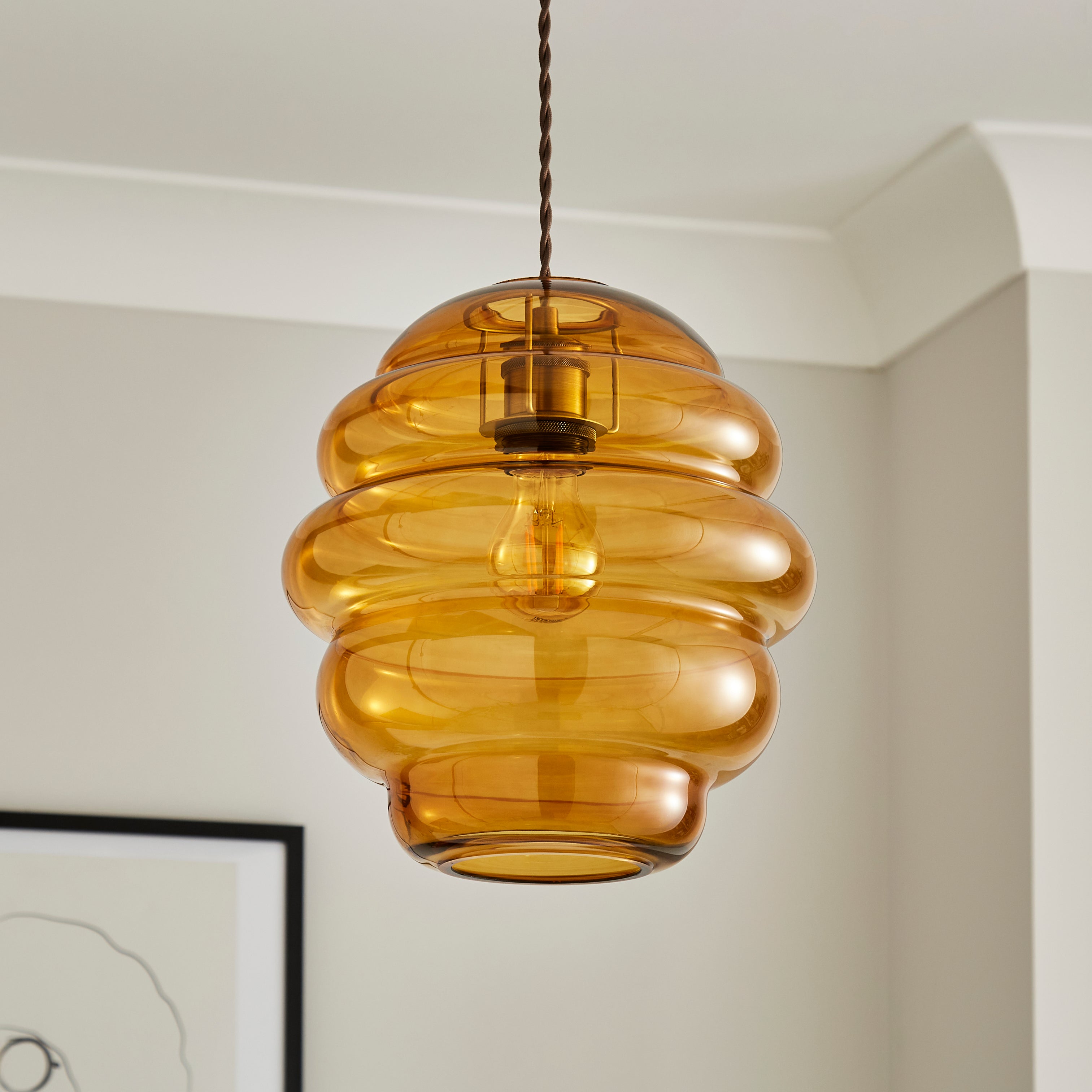 Hunnie Glass Easy Fit Pendant Shade