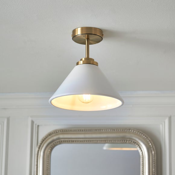 Click to view product details and reviews for Churchgate Keyham Bathroom Semi Flush Ceiling Light.