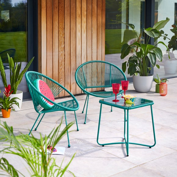 Harp String Bistro Set Dunelm