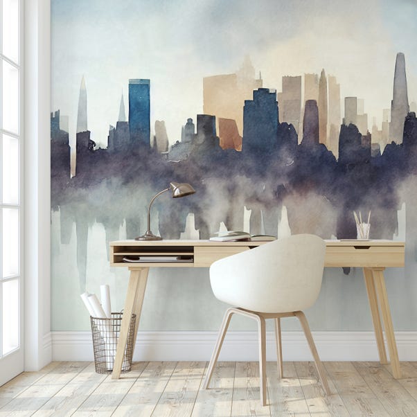 Abstract Cityscape Wall Mural image 1 of 4