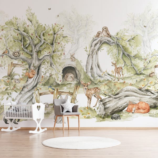 Woodland Forest Wall Mural image 1 of 3