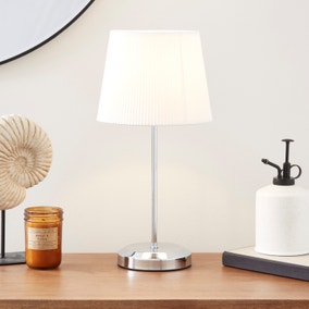 Jali Dimmable Touch Table Lamp | Dunelm
