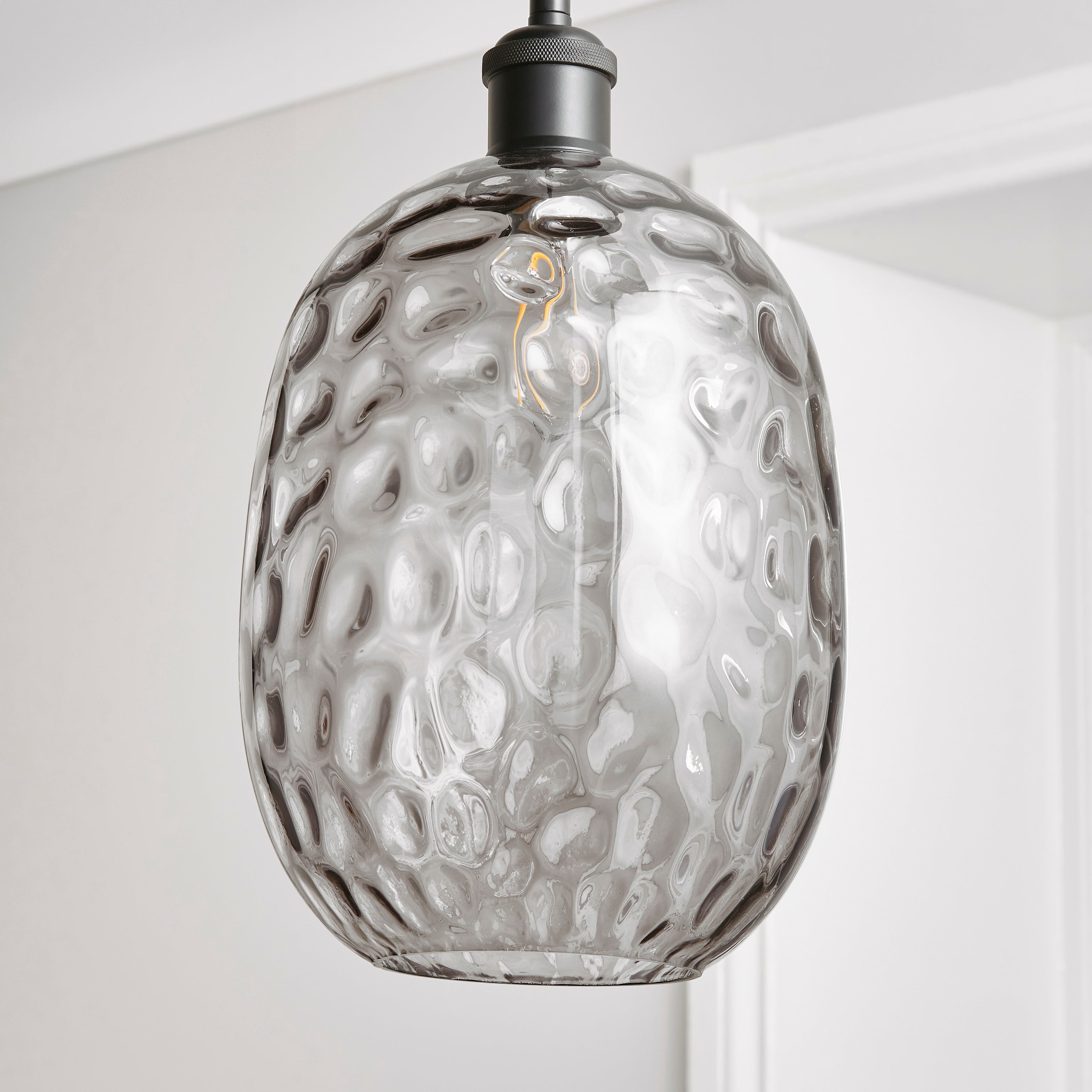 Elodie Dimpled Glass Easy Fit Pendant Shade