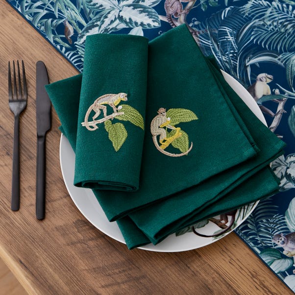 Set of 4 Jungle Luxe Napkins image 1 of 4