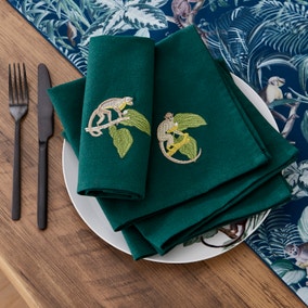 Set of 4 Jungle Luxe Napkins