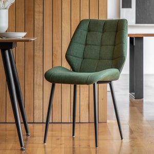 Cedar & Sage Set Of 2 Mesa Flatweave Dining Chairs