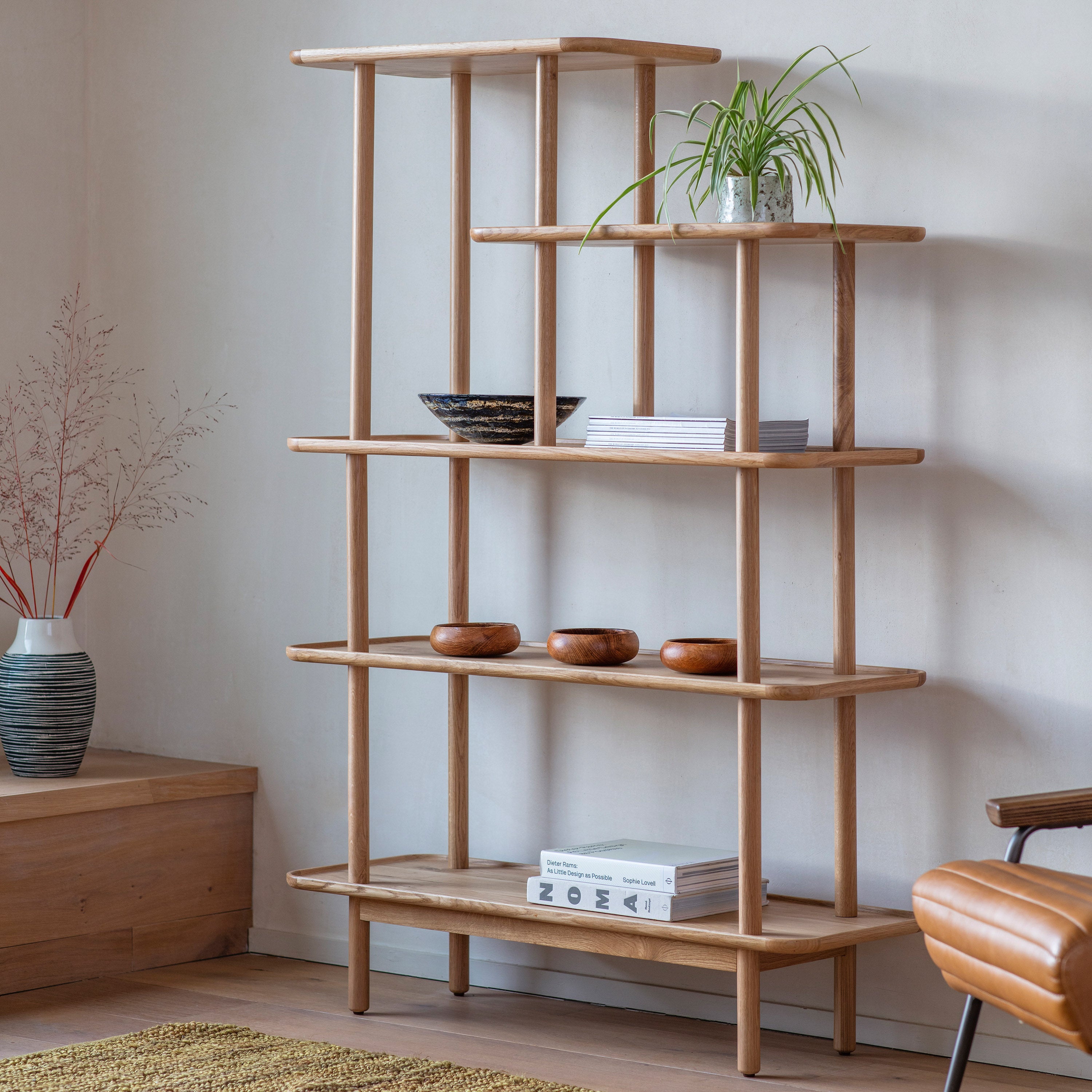 Photos - Display Cabinet / Bookcase Unit Kalia Open Shelf  Natural 