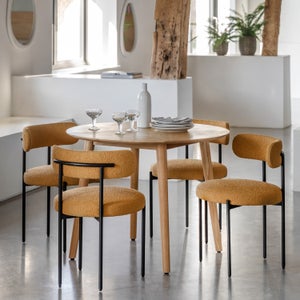 Cedar & Sage Manila 4 Seater Round Dining Table