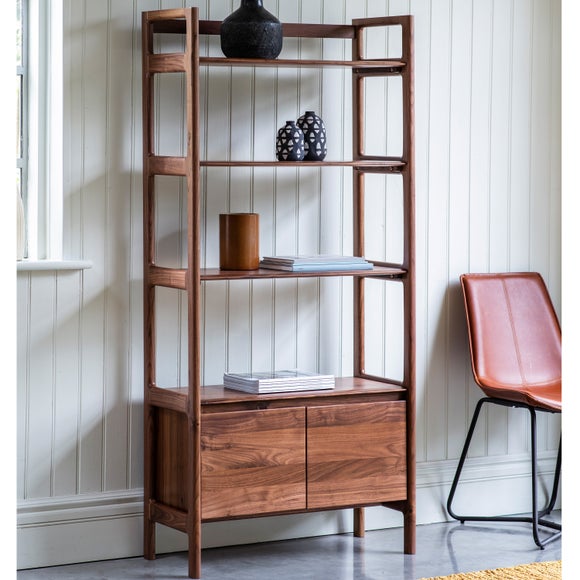 Mid century deals modern shelf unit