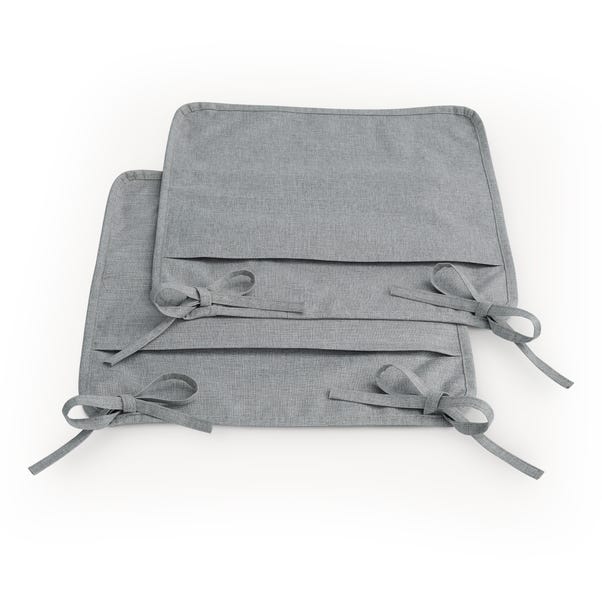 Set of 2 Grey Water Resistant Seat Covers image 1 of 2